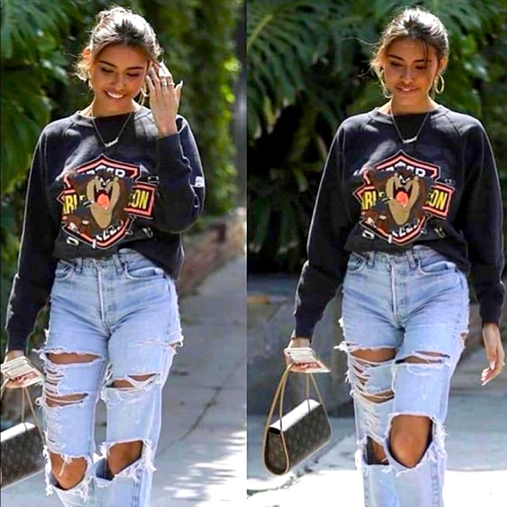 Vintage Harley Davidson x Looney Tunes long sleeve